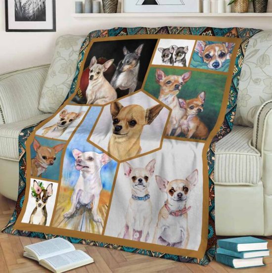 Chihuahua Blanket Sherpa Blanket Fleece Blanket Birthday Gift Dog Blanket 2 1