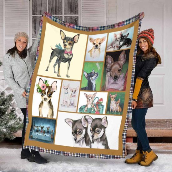 Chihuahua Blanket Sherpa Blanket Fleece Blanket Birthday Gift For Dog Lover Dog Blanket 2
