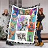 Chihuahua Painting Blanket - Sherpa Blanket Fleece Blanket Birthday Gift Dog Blanket