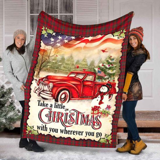 Christmas Gift Blanket - Sherpa Blanket Fleece Blanket Birthday Gift Family Blanket