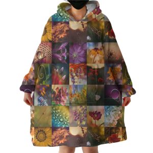 Collection Of Natural Photos Hoodie Wearable Blanket WB0941