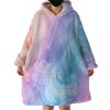 Colored Sand Hoodie Wearable Blanket WB0053