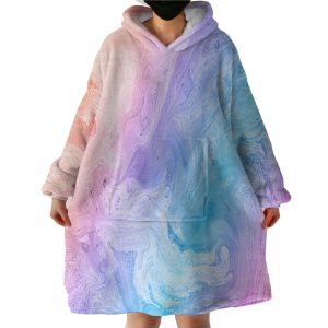 Colored Sand Hoodie Wearable Blanket WB0053