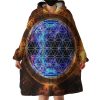 Colored Window Hoodie Wearable Blanket WB1403