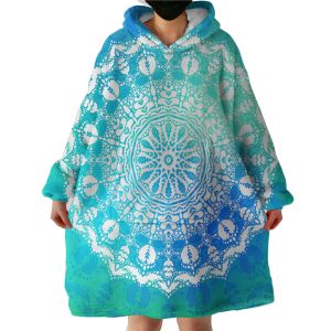 Concentric Design Hoodie Wearable Blanket WB1070