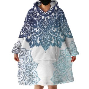 Cool Mandala Hoodie Wearable Blanket WB0416