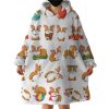 Corgi Hoodie Wearable Blanket WB1388