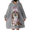 Corgicorn Hoodie Wearable Blanket WB1198