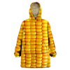 Corn Cob Wearable Blanket Hoodie WB2143