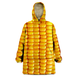Corn Cob Wearable Blanket Hoodie WB2143