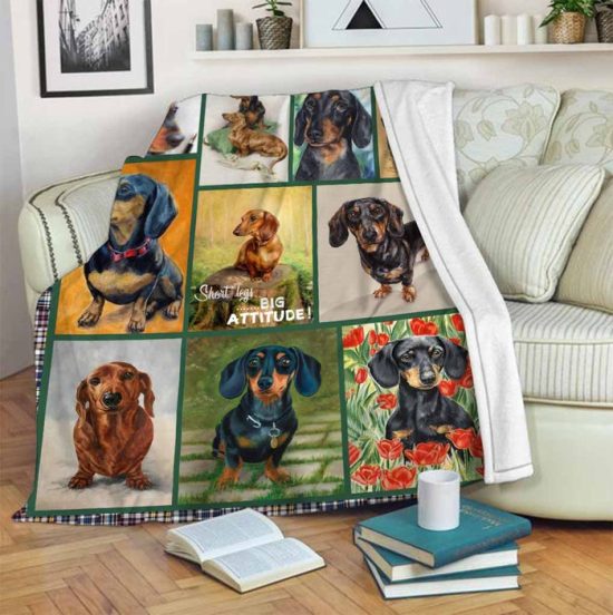 Dachshund Blanket Sherpa Blanket Fleece Blanket Birthday Gift For Dog Lover Dog Blanket 1