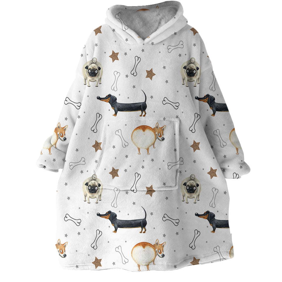 Dachshund-Hoodie-Wearable-Blanket-WB0001-1 Dachshund Hoodie Wearable Blanket WB0001 1