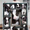 Dairy Cow Blanket Life In Farm Blanket Farmer Blanket Gift Fleece Blanket Sherpa Blanket