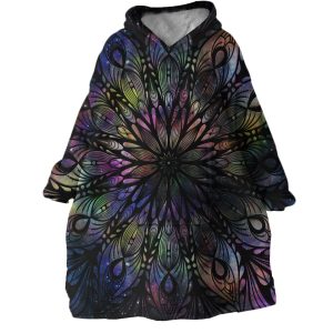 Darken Mandala Hoodie Wearable Blanket WB1452 1
