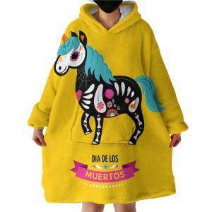 Death Unicorn Hoodie Wearable Blanket WB1507