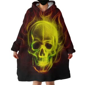 Decay Skull Hoodie Wearable Blanket WB1764