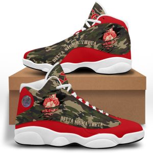 Delta Sigma Theta Camouflage Sneakers Air Jordan 13 Shoes 1