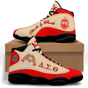 Delta Sigma Theta Chucks & Pearls Sneakers Air Jordan 13 Shoes
