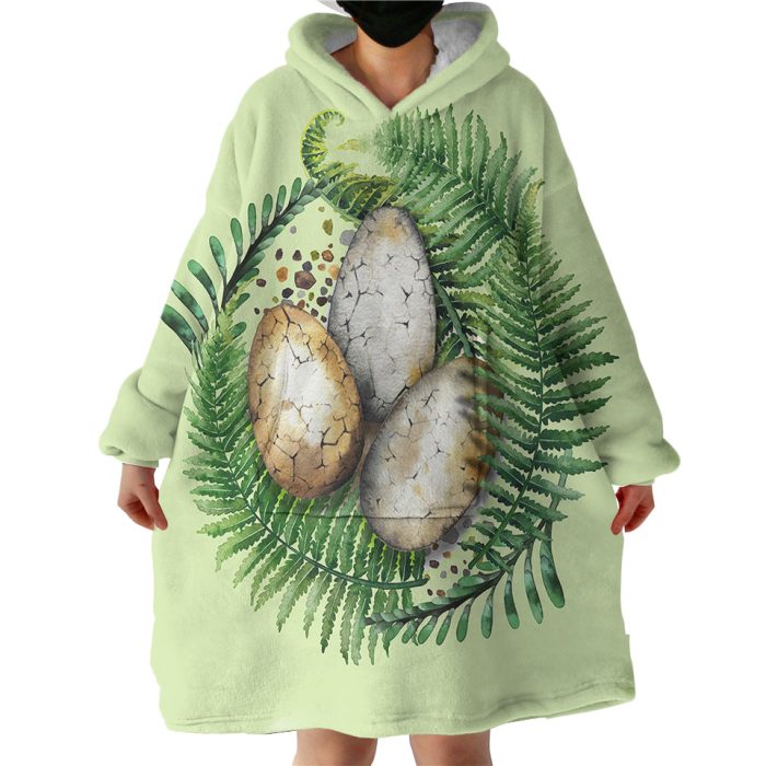 Dino Eggs Hoodie Wearable Blanket WB1855