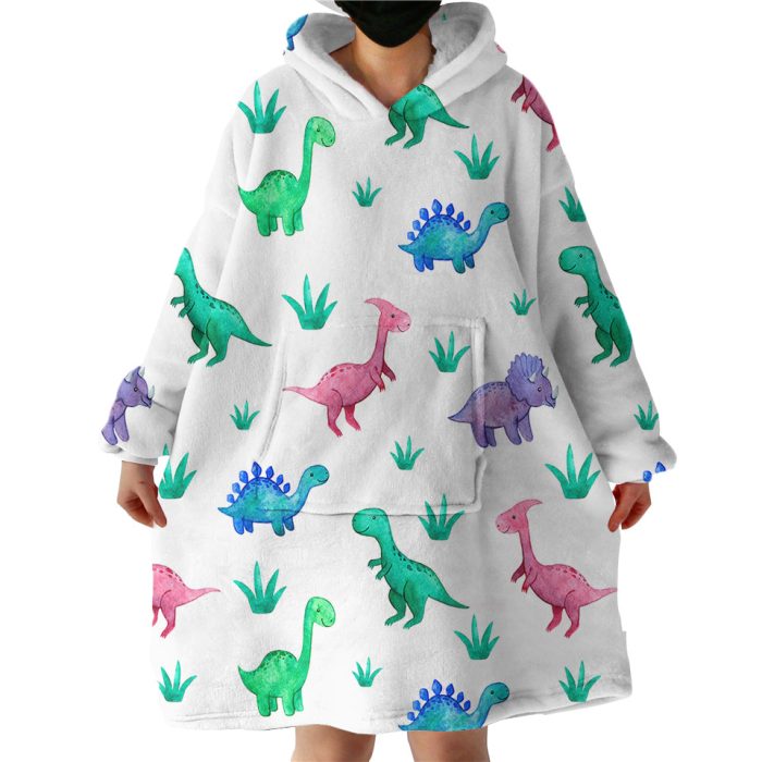 Dino Toy Hoodie Wearable Blanket WB1751