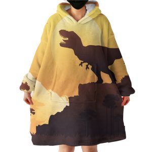 Dinosaurs Under The Sun Hoodie Wearable Blanket WB1248