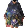 Dragonflies Hoodie Wearable Blanket WB1422