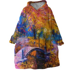Fall Forest Hoodie Wearable Blanket WB1355 1
