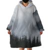 Foggy Mountain Hoodie Wearable Blanket WB0048