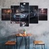 Ford Mustang Car Canvas 5 Piece Five Panel Print Modern Wall Art Poster Wall Art Decor