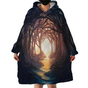 Forest Entrance Hoodie Wearable Blanket WB2068