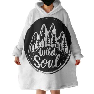 Forest - Wild Soul Workart Hoodie Wearable Blanket WB0990