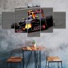 Formula Racing Car Canvas 5 Piece Five Panel Print Modern Wall Art Poster Wall Art Decor