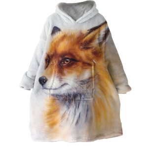 Fox Hoodie Wearable Blanket WB1769 1