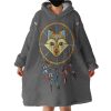Foxy Dream Catcher Hoodie Wearable Blanket WB1105