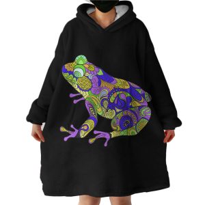 Frog Hoodie Wearable Blanket WB1473