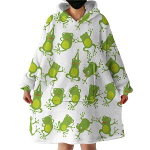Froggies Hoodie Wearable Blanket WB1886