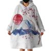 Fuji Mountain Hoodie Wearable Blanket WB1444