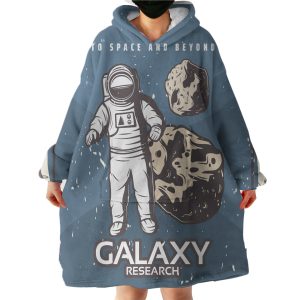 Galaxy Research Hoodie Wearable Blanket WB1274