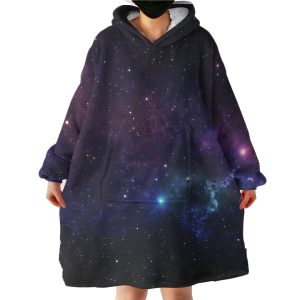 Galaxy Theme Hoodie Wearable Blanket WB1257