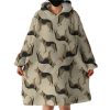 German Shepherd Hoodie Wearable Blanket WB0057