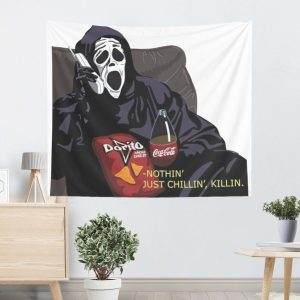 Ghostface - Just Chillin' Killin' Halloween Tapestry
