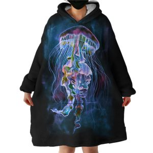 Giant Jellyfish Hoodie Wearable Blanket WB2013