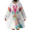 Giraffe Hoodie Wearable Blanket WB2028