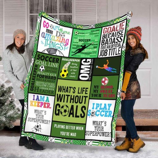 Goalkeeper Tu 3D Personalized Blanket Sherpa Blanket Fleece Blanket Birthday Gift Soccer Blanket 1