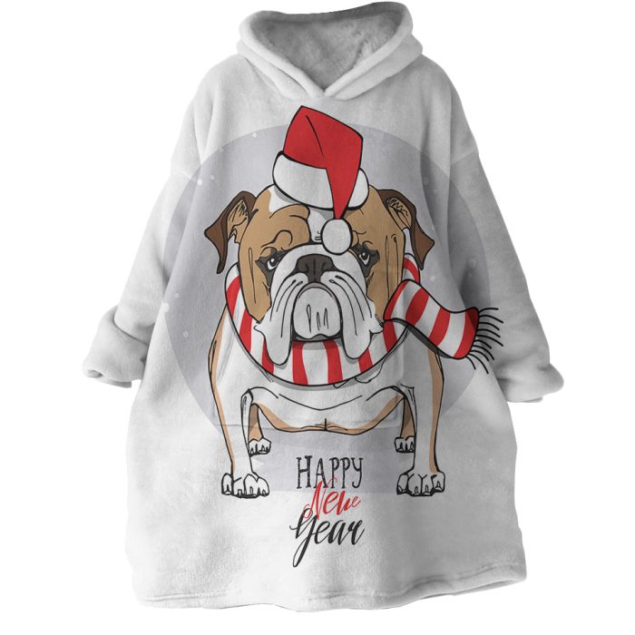 HPNY Pug Hoodie Wearable Blanket WB1195 1