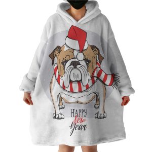 HPNY Pug Hoodie Wearable Blanket WB1195
