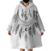 Half-Moon Dream Catcher Hoodie Wearable Blanket WB0964