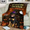 Halloween Blanket - Gift For Halloween For Anniversary Day Sherpa Blanket Fleece Blanket