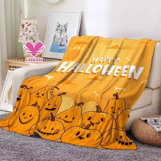 Halloween Blanket Halloween Decor Fall Blanket Halloween Pumpkin Pumpkin Decor Sofa Bedding Decor B113