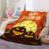 Halloween Blanket Halloween Decor Fall Blanket Halloween Pumpkin Pumpkin Decor Sofa Bedding Decor B114